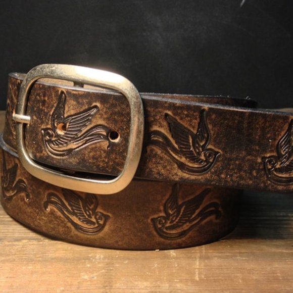 Black Leather Belt - Premium Full Grain from Groove Life Belt